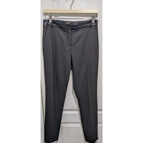 Maje | Satin Waist Straight leg Trousers - Picture 1 of 7